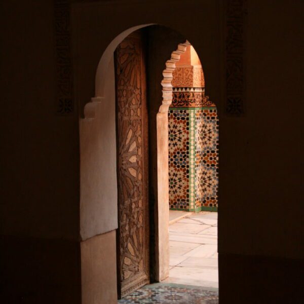 Ouverture de porte_les vestiges de Marrakech