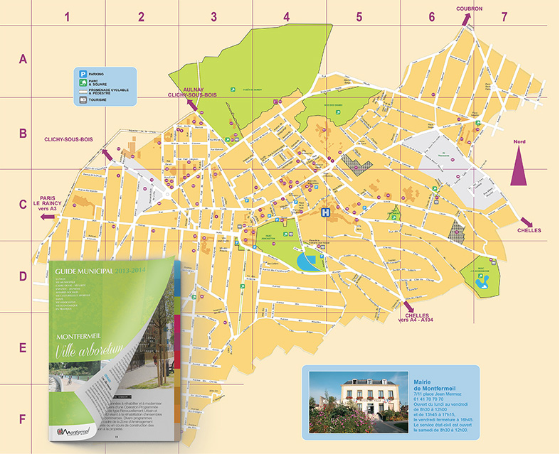 Plan de Montfermeil 2014 et couverture du gui