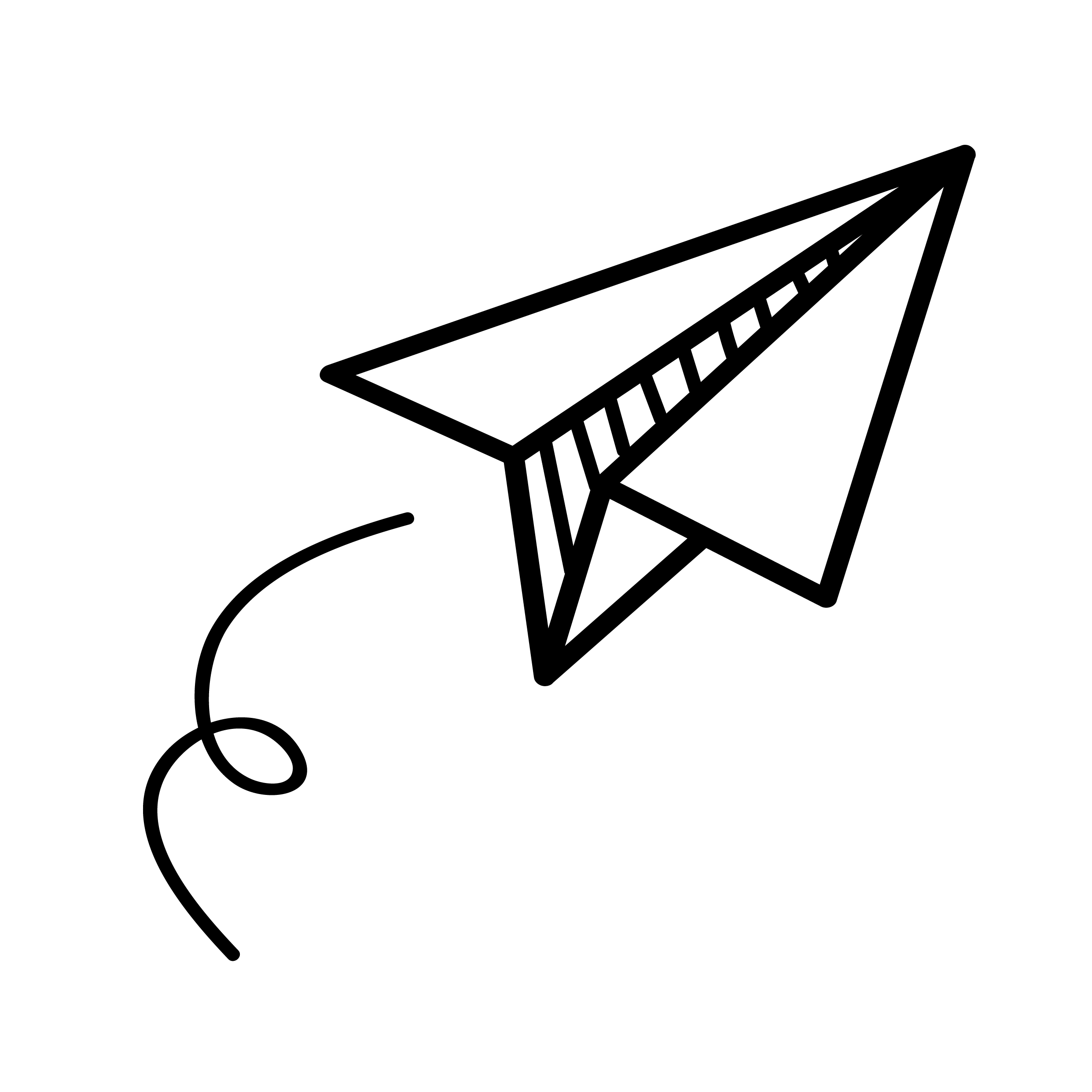 Pictogramme communiquer avion