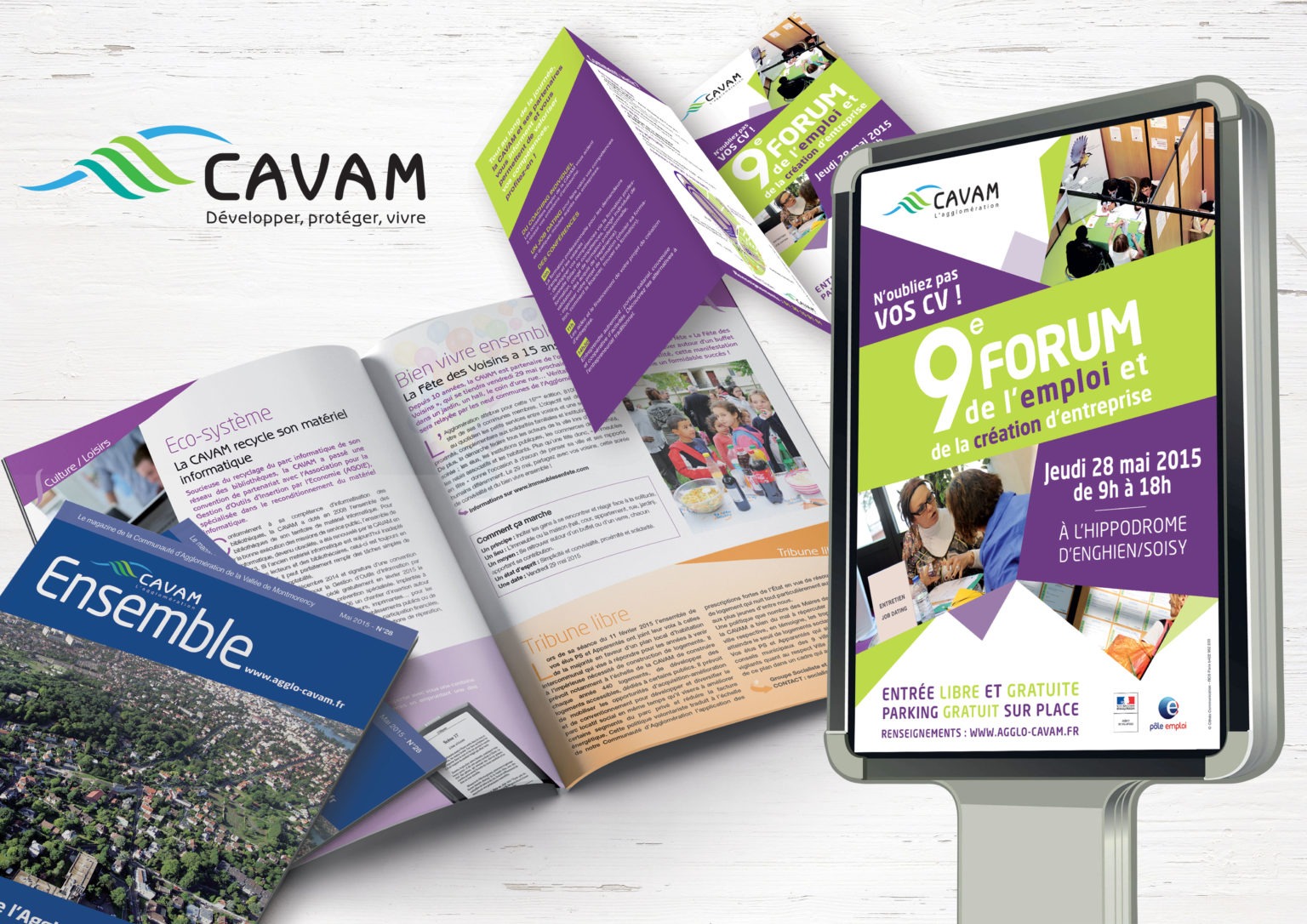 Campagne affichage CAVAM