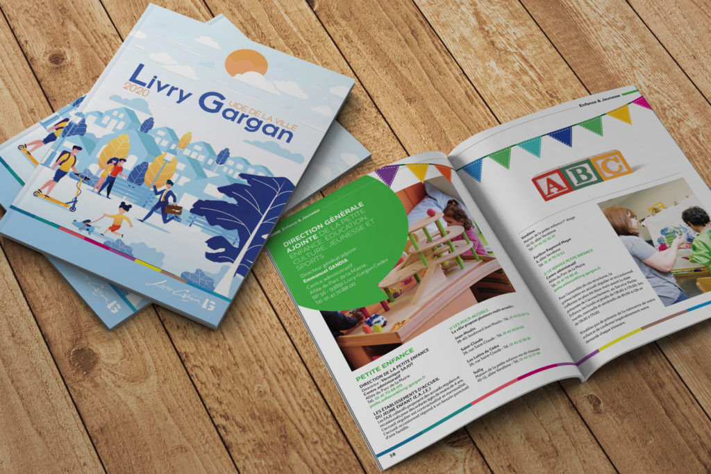 Mockup du Guide de la commune de Livry Gargan 2020
