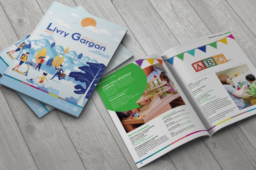 Mockup du Guide de la commune de Livry Gargan 2020