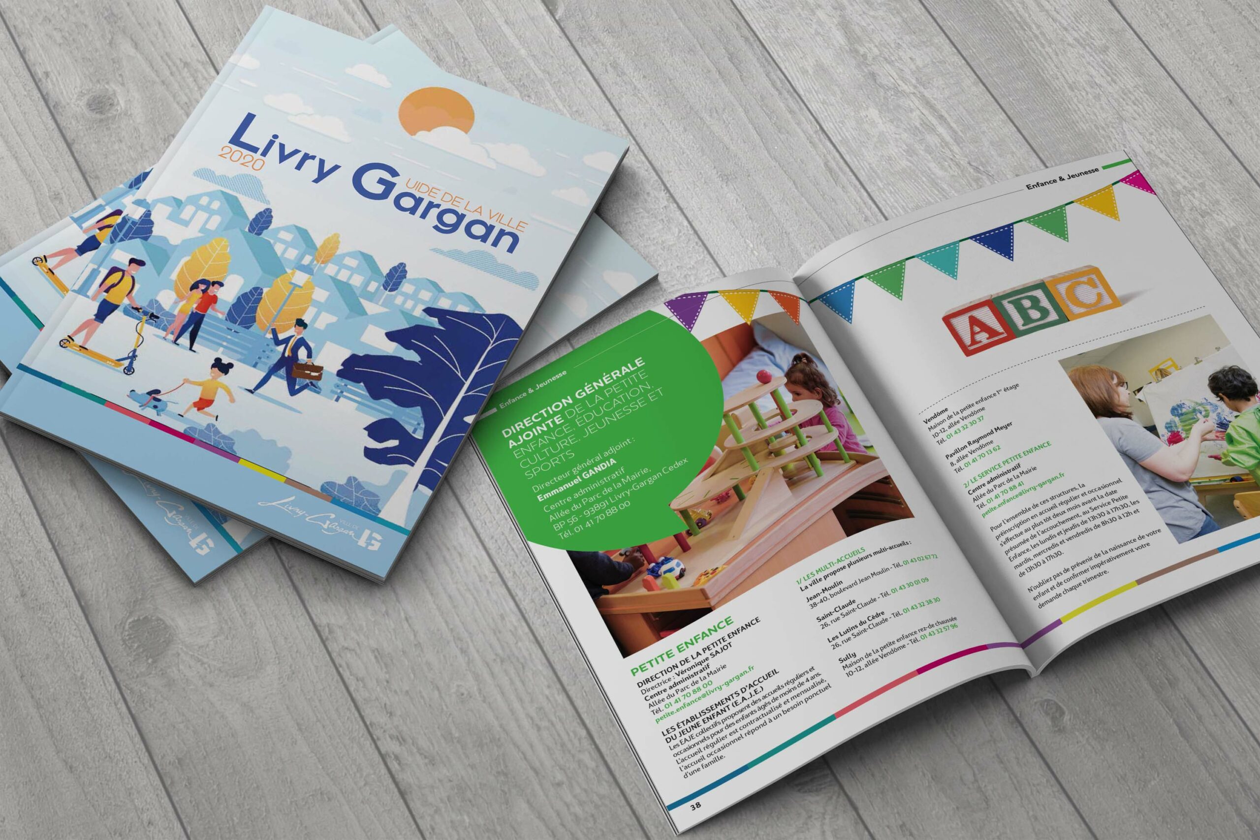 Mockup du Guide de la commune de Livry Gargan 2020