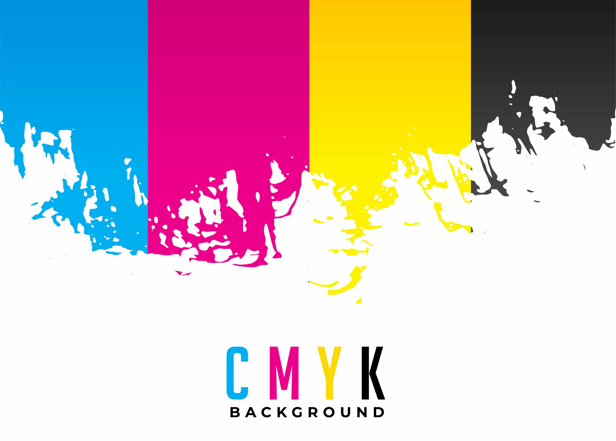 Palette de couleur Cyan, Magenta, Yellow, Noir